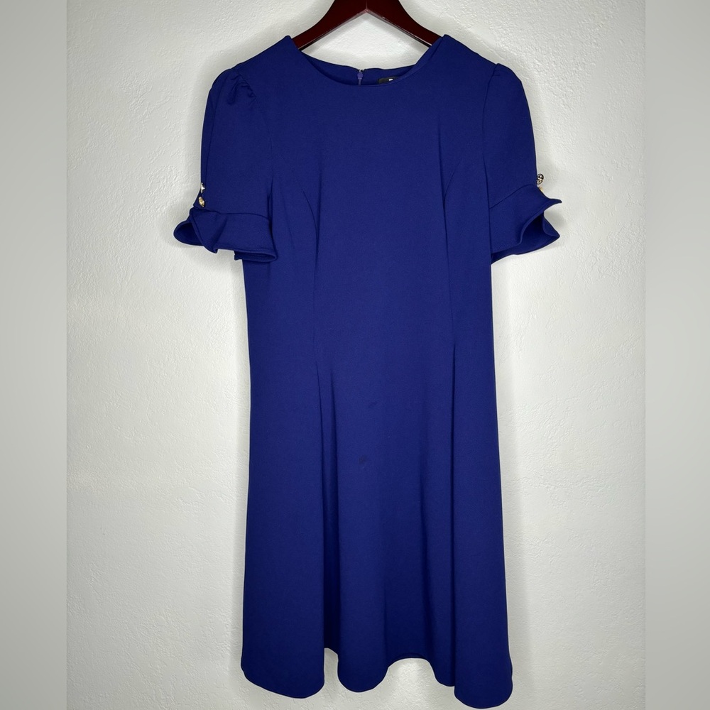 DKNY Dark Blue Dress with Pockets - Size 8